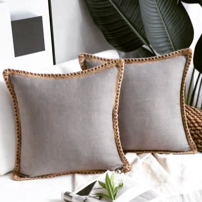 کوسن کتون مدل نوار دوزی