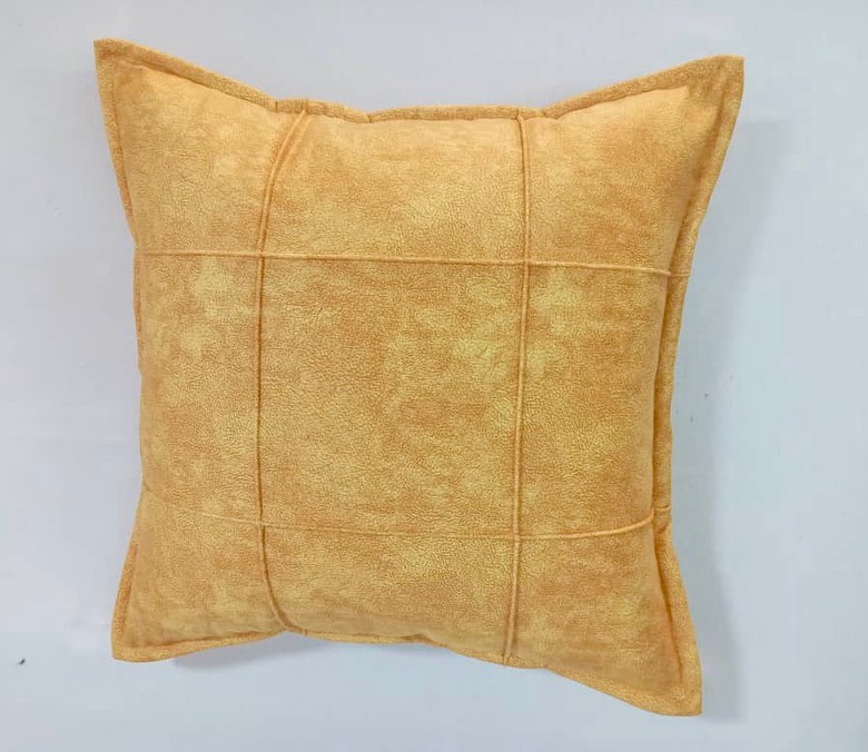 کوسن مخمل طرح چرم مغزی دار سایز ۴۰ در ۳۰ در ۵۰