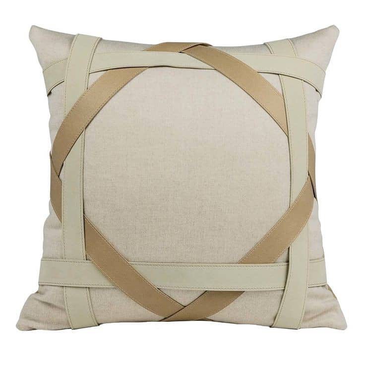 کوسن مخمل نوار دوزی شده ۴۰ در ۴۰