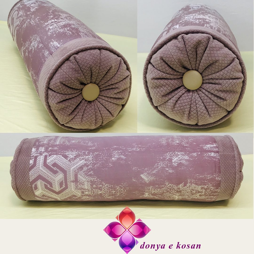 کوسن لوله ای پارچه مبلی ساتن - کدکالا 112